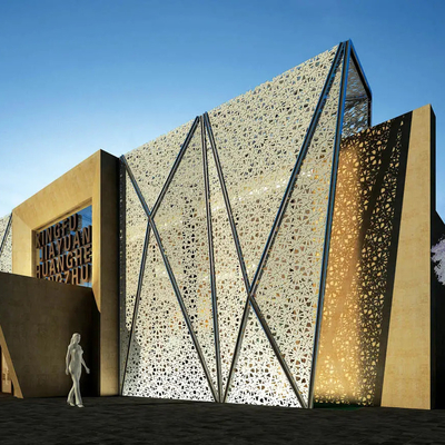 Prefab διαμόρφωση τοίχων κουρτινών στηριγμάτων μετάλλων Decoiling τοίχων κουρτινών αλουμινίου