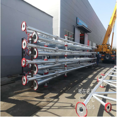 Καυτής εμβύθισης γαλβανισμένο ζευκτόν S355JR Decoiling πλαισίων χάλυβα διαστημικό άκαμπτο