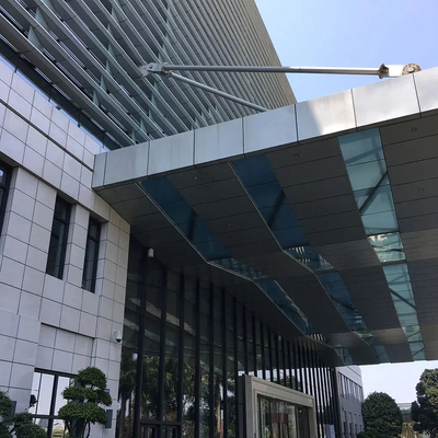 Prefab διαμόρφωση τοίχων κουρτινών στηριγμάτων μετάλλων Decoiling τοίχων κουρτινών αλουμινίου