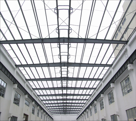 Prefab εγκατάσταση PU φεγγιτών θόλων στεγών μετάλλων για την οικοδόμηση κτηρίου