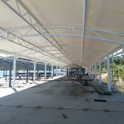 Q235 δομή μεμβρανών έντασης που χτίζει PU 0.6mm τη στέγη αδιάβροχη