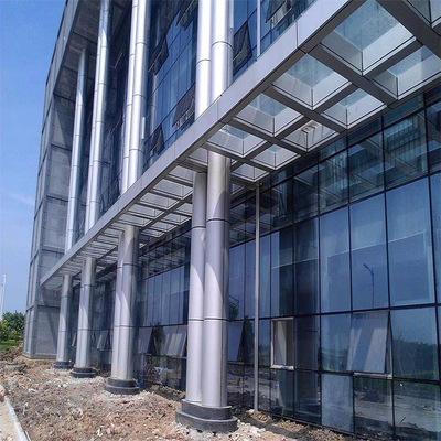 Μετριασμένο ΜΒ CAD συστημάτων 0.36mm τοίχων κουρτινών αλουμινίου γυαλιού για το υψηλό κτήριο