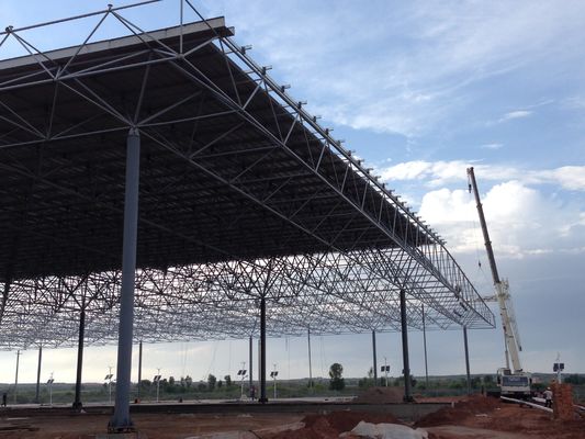 Προετοιμασμένες δομές με θωράκιση από ελαφρύ χάλυβα για σταθμούς υπηρεσιών.