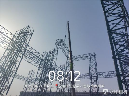 Μεγάλο Q235 Προετοιμασμένο Customized Steel Sheet Space Frame Ανθεκτικό στον άνεμο και το χιόνι
