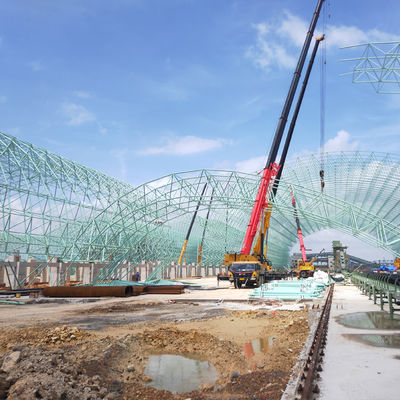 Προκατασκευασμένη βιομηχανική αποθήκη από χάλυβα