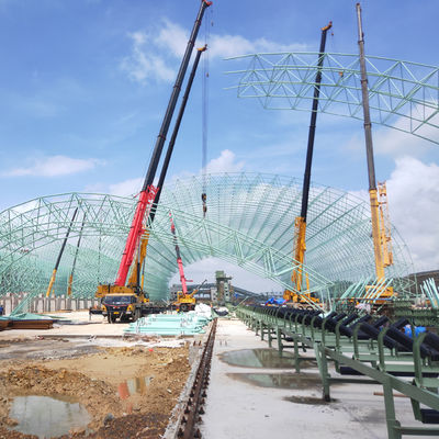 Προκατασκευασμένη βιομηχανική αποθήκη από χάλυβα