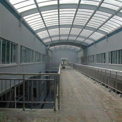 S355JR Grade Steel Space Frame with Irregular Welding and Curved Roof for Stadium Applications